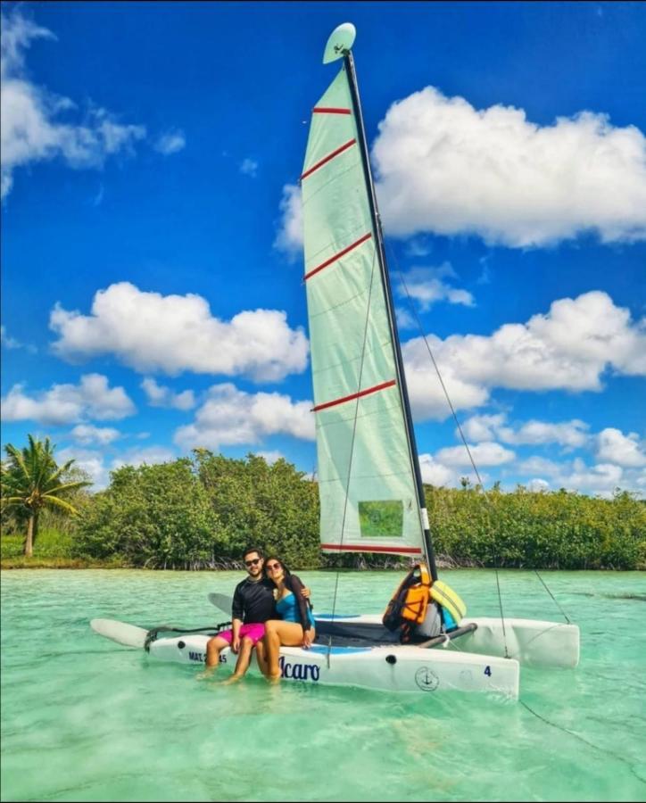 Casa Arte Bacalar Apartment Bagian luar foto